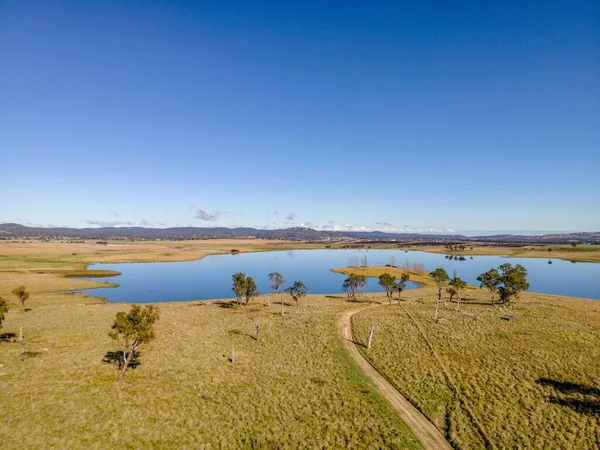 Vacker Utsikt Över Lugn Damm Solig Dag Australien — Stockfoto