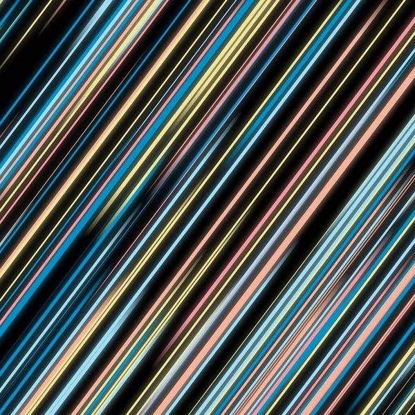 Linee Luminose Strisce Diagonali Strisce Neon Con Brillante Movimento Astratto — Foto Stock
