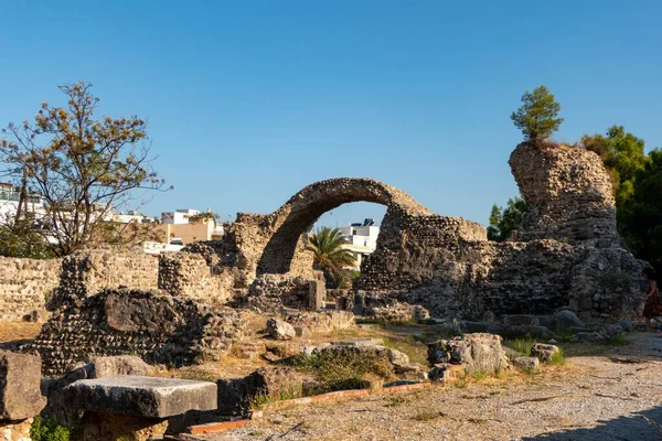 Beautiful Shot Ancient Gymnasium Day Greece — Stock Photo, Image