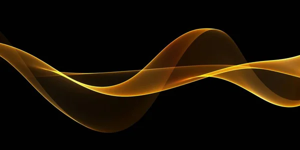 Beautiful Abstract Golden Waves Background. Template Design