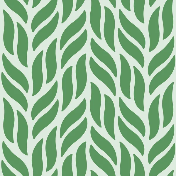 A geometric shaped seamless pattern, ornamental leaves design