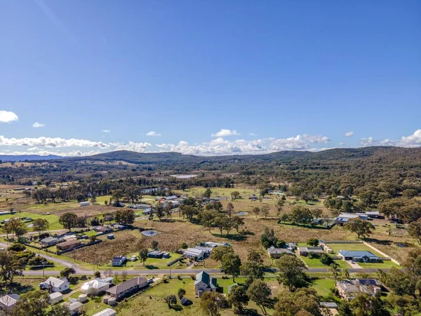 Letecký Pohled Město Emmaville Austrálie — Stock fotografie