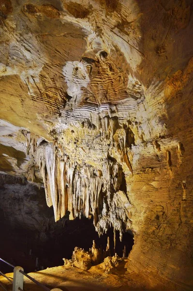 Plan Vertical Des Grottes Kotumsar Dans Parc National Kanger Valley — Photo