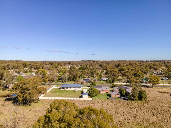 Uma Vista Panorâmica Cidade Emmaville Austrália — Fotografia de Stock