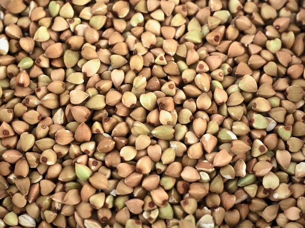 Sebuah Tembakan Closeup Dari Tumpukan Buckwheat — Stok Foto