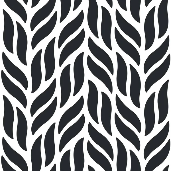 A geometric shapes seamless pattern with ornamental leaves design
