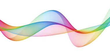 Güzel çok renkli ışık soyut dalga tasarımı