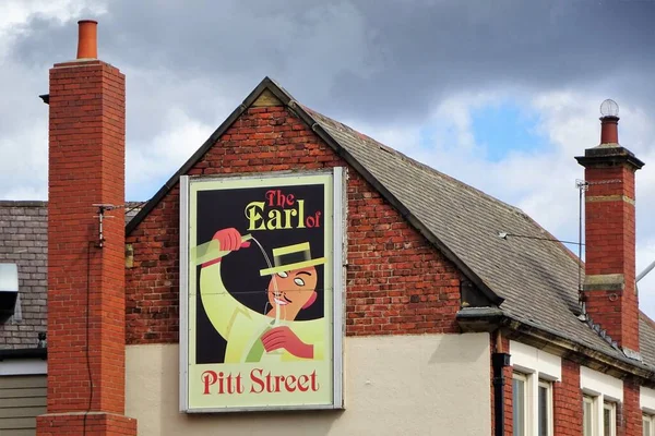 Earl Pitt Street Public House Bar Outskirts City Centreof Newcastle — Stock Photo, Image