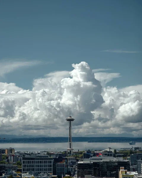 Eine Schöne Aufnahme Einer Weltraumnadel Seattle Washington — Stockfoto