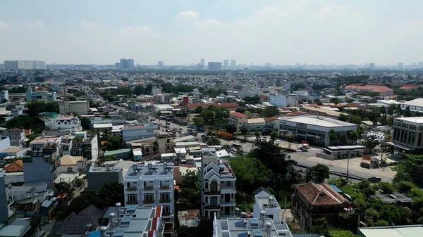 Вид Воздуха Крупнейший Город Хошимина Вьетнаме — стоковое фото
