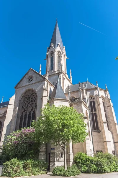 Vieux Lyon Kościół Saint Georges Nabrzeżu Historycznym Centrum — Zdjęcie stockowe