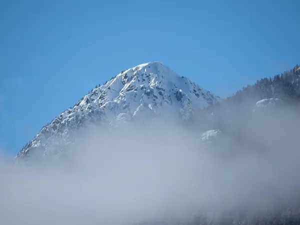 Pico Cima Una Montaña Isla Vancouver — Foto de Stock