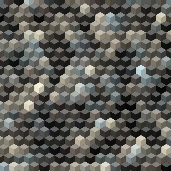 Illustration Färgglada Isometriska Kub Med Abstrakt Flerfärgad Mönster Bakgrund Tapet — Stockfoto