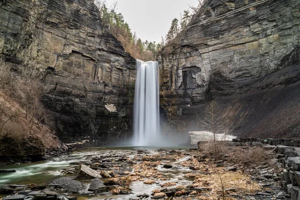 Een Prachtig Shot Van Taughannock Falls — Stockfoto