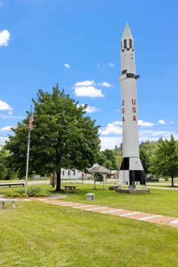New Hampshire 'da Redstone Roket' in güzel bir çekimi.