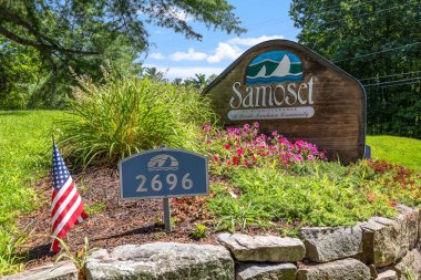 Winnipesaukee Gölü 'nün işareti Samoset