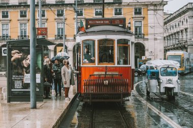 Lissabon 'da yağmurlu ama güzel bir gün..