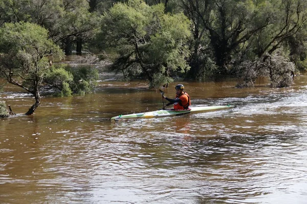 Teilnehmer Des Avon Descent Boat Race 2022 Von Northam Nach — Stockfoto