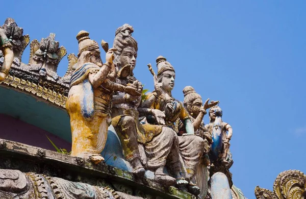 Templo Hindu Tradicional Sri Lanka Arquitetura Hindu — Fotografia de Stock