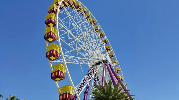 Low Angle Shot Ferris Wheel Geelong Beach Victoria Australia — Stock Photo, Image