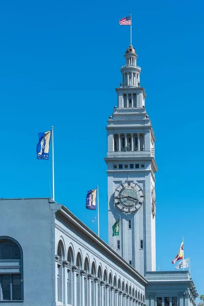 San Francisco Budova Trajektů Detail Fasády — Stock fotografie