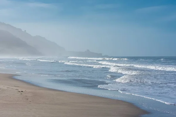 Vacker Strand Kalifornien Sunrise Stillahavskusten — Stockfoto