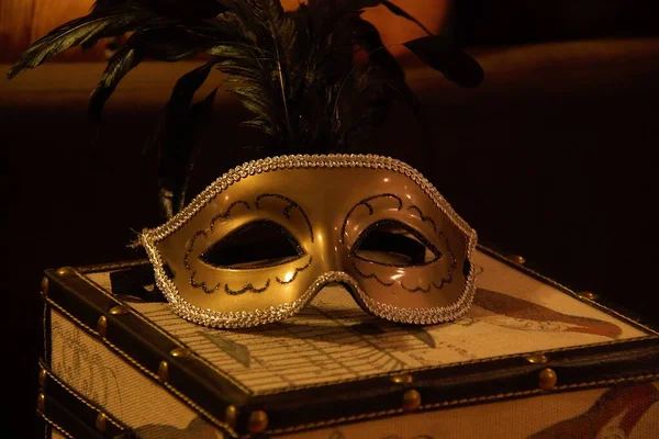 Een Masker Voor Het Gemaskerde Bal — Stockfoto