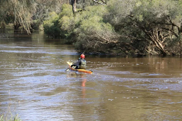 Concorrenti Della 2022 Avon Descent Boat Race Vicino Perth Australia — Foto Stock