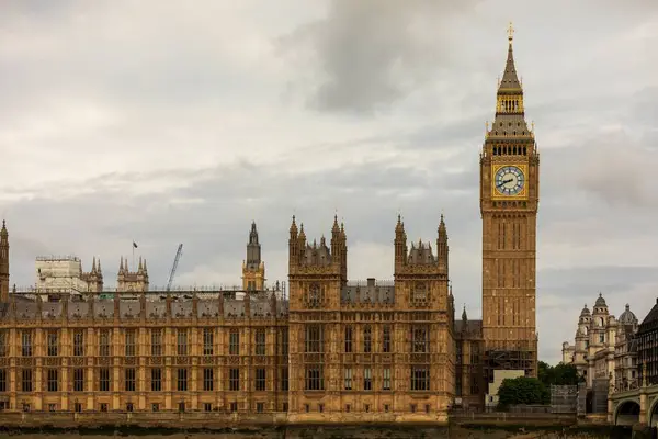 Big Ben Und Westminster Bridge — Stockfoto