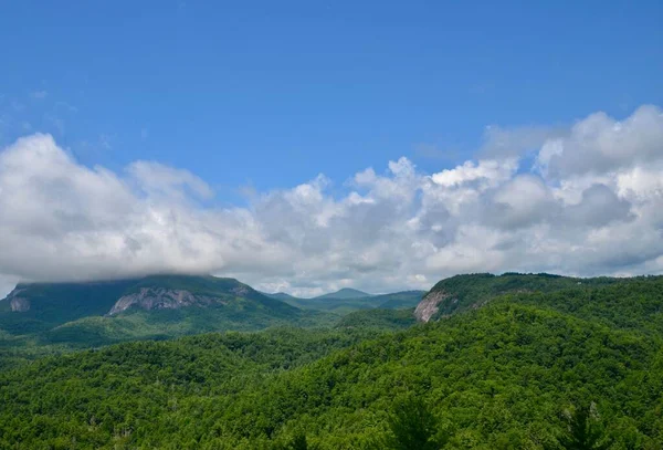 Vue Sur Montagne Whiteside Division Continentale Orientale Les Appalaches Caroline — Photo