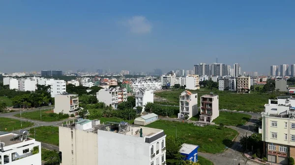 Una Vista Aérea Del Paisaje Urbano Más Grande Chi Minh —  Fotos de Stock