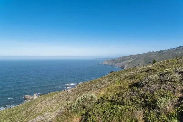 Californië Uitzicht Kust Van Stille Oceaan Mooie Kliffen Aan Zee — Stockfoto
