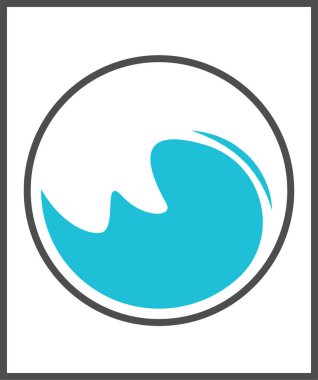 Çamaşır, çamaşır yıkama ikon logosu çizimi.