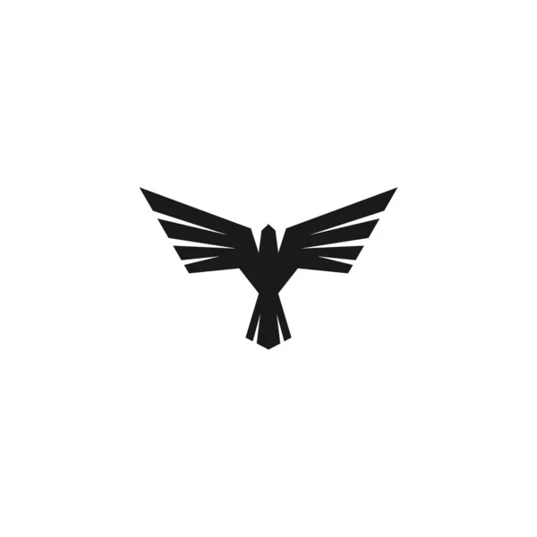 Ícone Águia Ilustração Projeto Logotipo —  Vetores de Stock