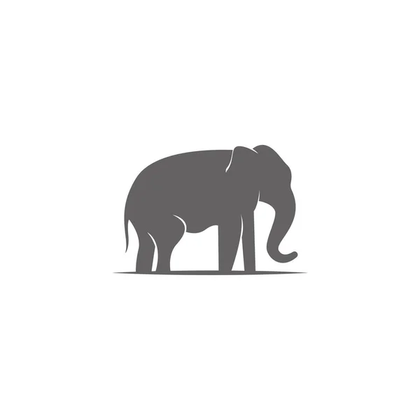 Слон Значок Логотип Дизайн Ілюстрація — стоковий вектор