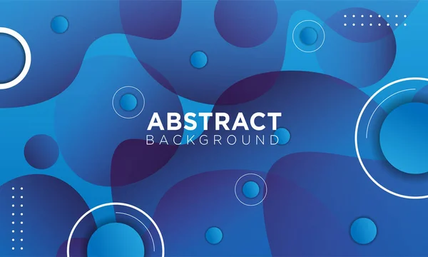 Moderne Abstrakte Blaue Geometrische Hintergrund Formen Mit Trendigen Steigungen Für — Stockvektor