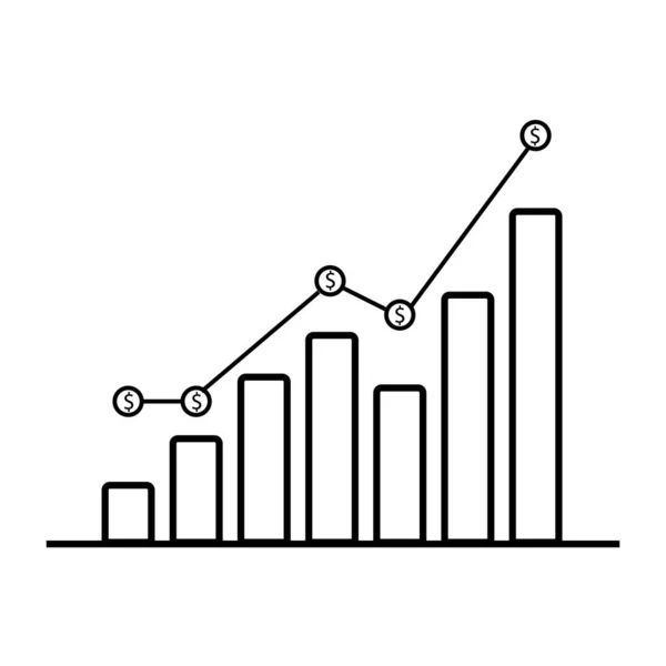 Icono Análisis Sobre Fondo Blanco Ilustración Vectorial — Vector de stock