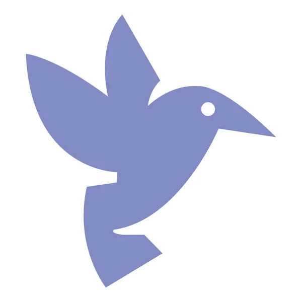 Bird Icon Isolated White Background — Stock Vector