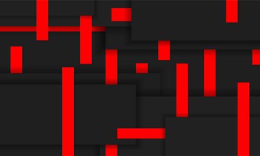 Gri ve kırmızı desenli basit bir grafik arkaplan