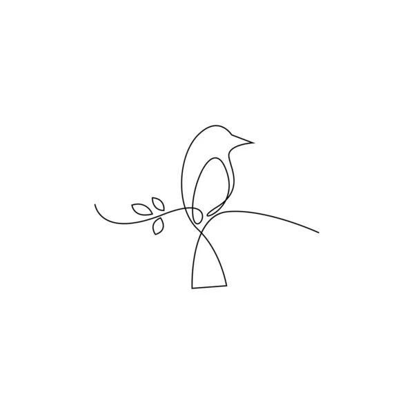 Шаблон Рисунка Иконки Рисунка Птицы — стоковый вектор