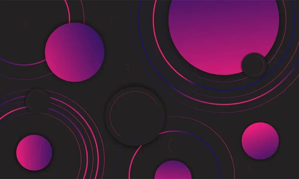 現代の抽象的な紫色の幾何学的背景 あなたのデザインのためのトレンディーなグラデーション組成を持つ形状 — ストックベクタ