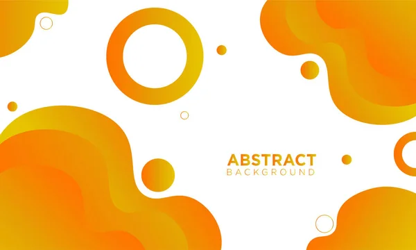 Abstract Background Orange Circles Curves — Stock Vector