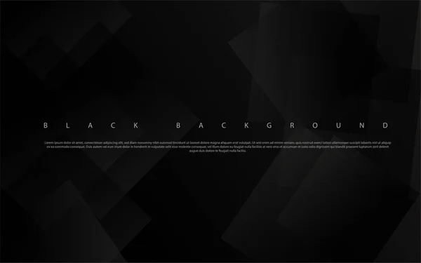 Design Fundo Abstrato Cores Cinza Escuro Preto Com Texto Editável —  Vetores de Stock