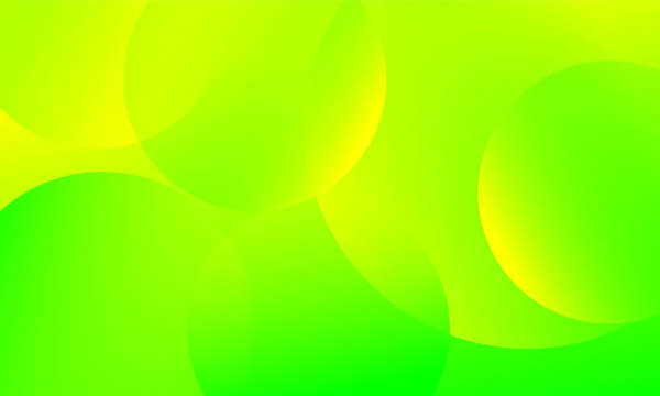 Fond Vert Abstrait Avec Des Cercles — Image vectorielle
