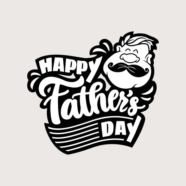 Ilustrace Vektorové Ikony Která Říká Šťastný Den Otců — Stockový vektor