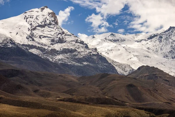 Une Vue Aérienne Montagne Annapurna Kagbeni Népal — Photo