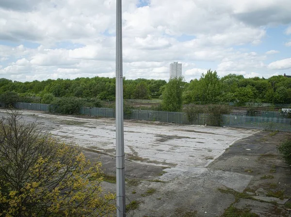 High Angle View Brownfield Site — Stock Photo, Image