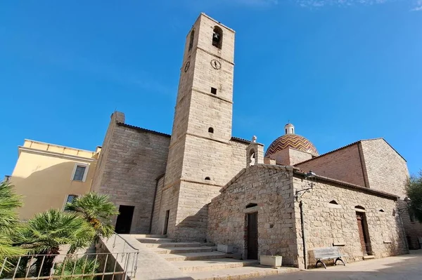 Красивый Снимок Здания Течение Дня Ольбии Сардинии Италия — стоковое фото
