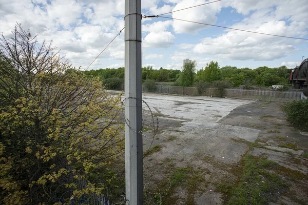 High Angle View Brownfield Site — Stock Photo, Image
