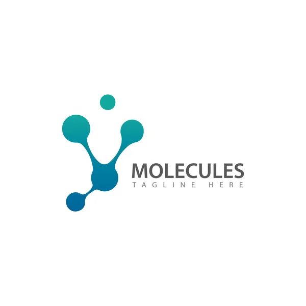 Kimyasal logo, molekül logosu, bağlantı noktaları logosu.